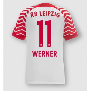Lacne Muži Futbalové dres RB Leipzig Timo Werner #11 2023-24 Krátky Rukáv - Domáci